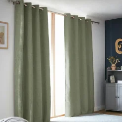 Rideau obscurcissant thermique (140 x 280 cm) Alba Vert romarin