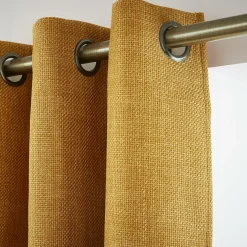 Rideau obscurcissant thermique (280 x 240 cm) Alba Jaune moutarde