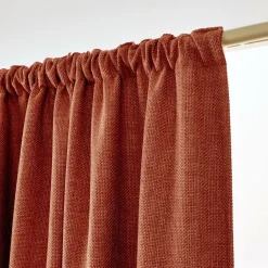 Rideau obscurcissant thermique galon fronceur (140 x 240 cm) Alba Terracotta