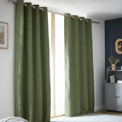 Rideau obscurcissant thermique (140 x 240 cm) Alba Vert kaki