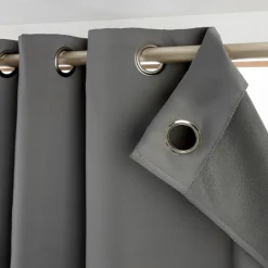 Rideau obscurcissant thermique (280 x 260 cm) Calore Gris anthracite