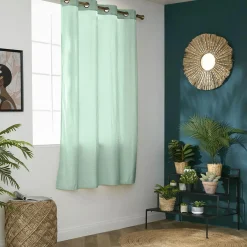 Rideau obscurcissant velours (140 x 180 cm) Fern Vert sauge