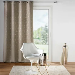 Rideau occultant (140 x 260 cm) Eclat Taupe
