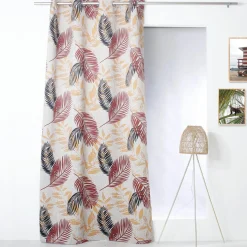 Rideau occultant (140 x 240 cm) Vegetal Terre cuite