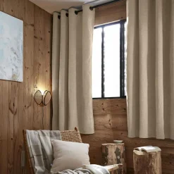 Rideau occultant isolant Total Blackout (140 x 180 cm) Magnus Ecru