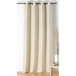 Rideau occultant isolant (140 x 240 cm) Artica Jaune moutarde