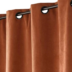 Rideau occultant velours (140 x 260 cm) Olympe Camel