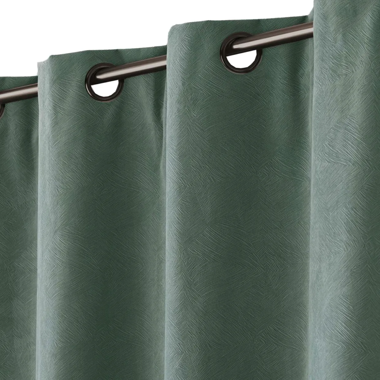 Rideau occultant velours (140 x 260 cm) Olympe Vert kaki