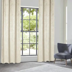 Rideau occultant velours (135 x 260 cm) Fuji Ecru