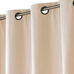 Rideau occultant velours (140 x 260 cm) Olympe Ecru