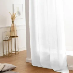 Rideau oeillets (140 X 260 cm) Béa Blanc