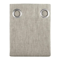 Rideau oeillets (140 x 260 cm) Bea Taupe clair