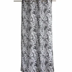 Rideau oeillets (135 x 240 cm) Bundi Gris foncé