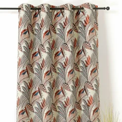 Rideau oeillets (140 x 250 cm) Eden Terracotta