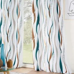 Rideau oeillets (140 x 260 cm) Lisana Multicolore