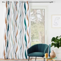 Rideau oeillets (140 x 280 cm) Lisana Multicolore