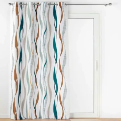 Rideau oeillets (140 x 280 cm) Lisana Multicolore