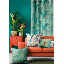 Rideau oeillets (140 x 260 cm) Panis Bleu