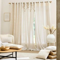 Rideau polycoton (140 x 240 cm) Lacia Beige