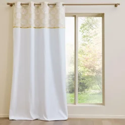 Rideau polycoton (140 x 240 cm) Majestia Beige