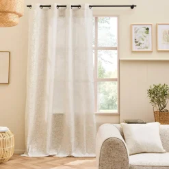 Rideau polycoton (140 x 240 cm) Naya Beige