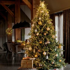 Rideau pour sapin H1,80 m 408 Micro LED Flashing light Blanc chaud