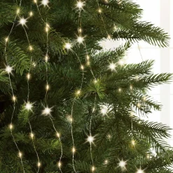 Rideau pour sapin H1,80 m 408 Micro LED Flashing light Blanc chaud