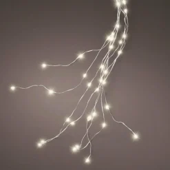 Rideau pour sapin H2,10 m 672 Micro LED Flashing light Blanc chaud