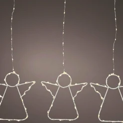 Rideau pour sapin Micro Led H1,80 m 534 LED Ange Blanc très chaud