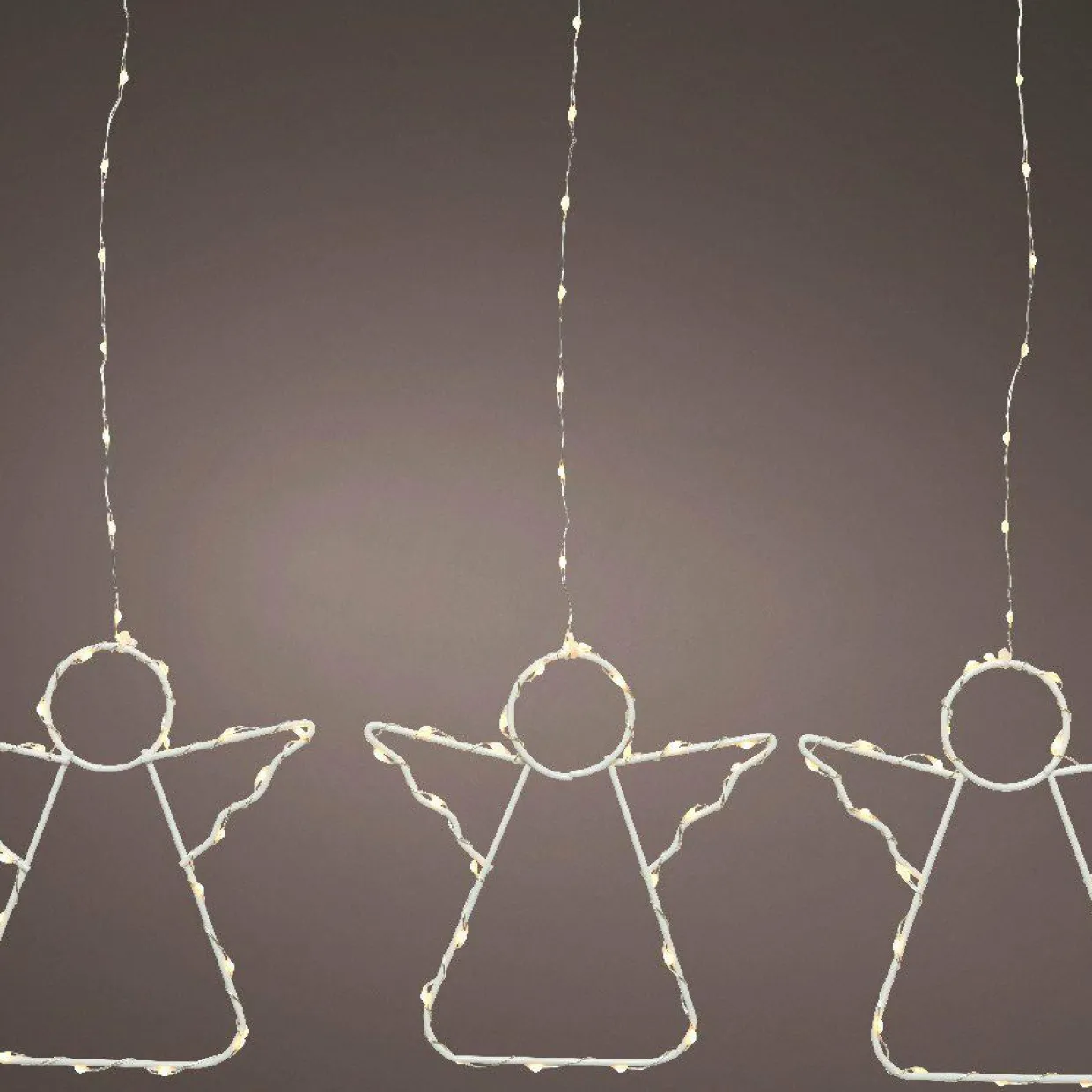 Rideau pour sapin Micro Led H1,80 m 534 LED Ange Blanc très chaud