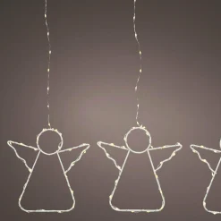 Rideau pour sapin Micro Led H2,10 m 762 LED Ange Blanc très chaud