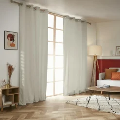 Rideau thermique (140 x 280 cm) Summit Ecru