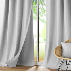 Rideau thermique doublure amovible (140 x 260 cm) Coverline Gris clair
