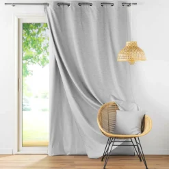 Rideau thermique doublure amovible (140 x 260 cm) Coverline Gris clair