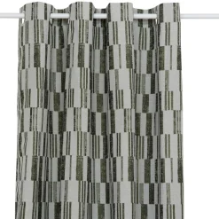 Rideau tissé (140 x 260 cm) Leyna Vert kaki