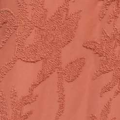 Rideau tissé (135 x 260 cm) Willow Terracotta