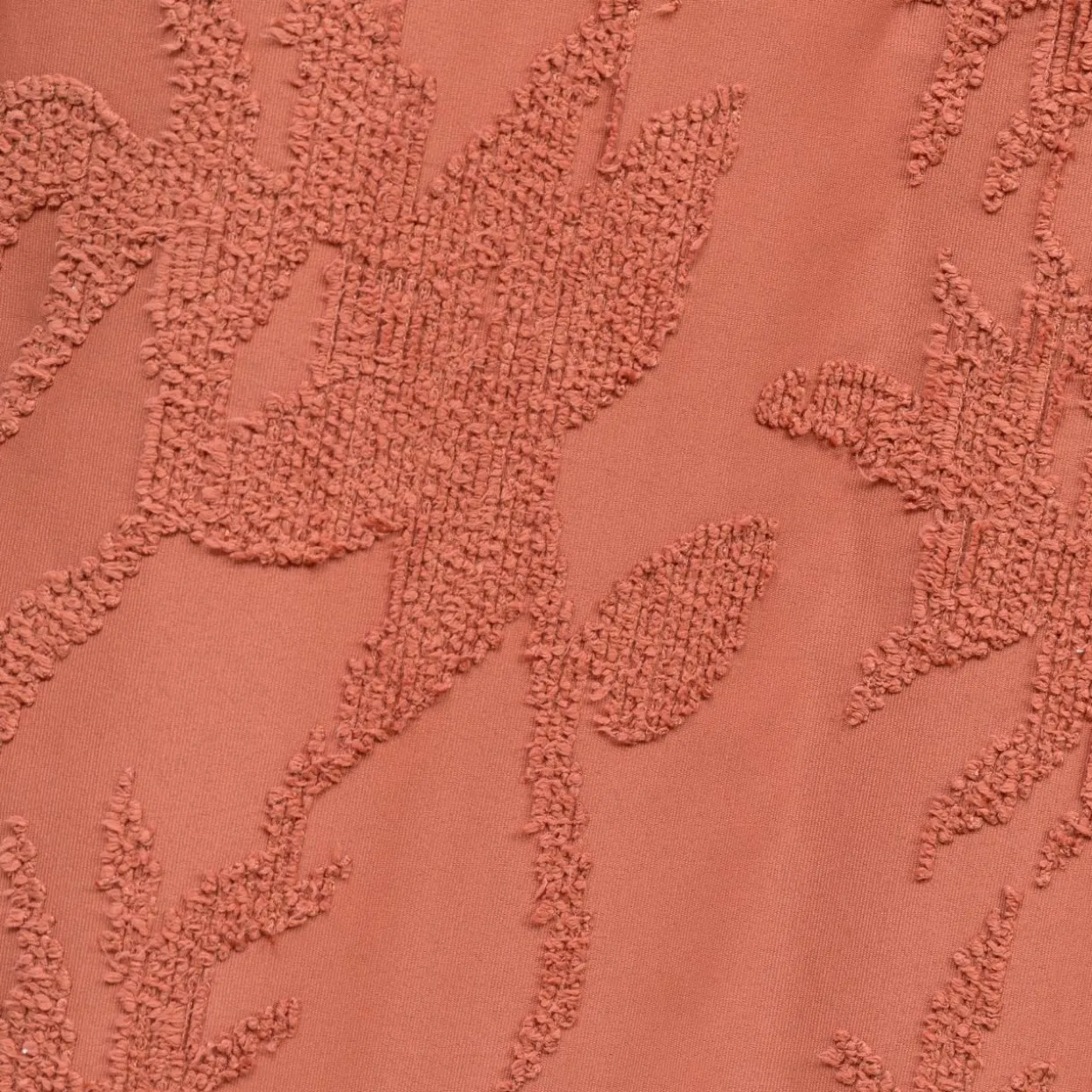 Rideau tissé (135 x 260 cm) Willow Terracotta