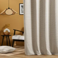 Rideau tissage jacquard (140 x 240 cm) Oscar Taupe