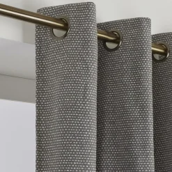 Rideau tissage jacquard (140 x 240 cm) Oscar Gris anthracite