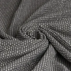 Rideau tissage jacquard (140 x 240 cm) Oscar Gris anthracite