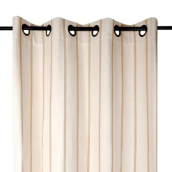 Rideau toile de coton (135 x 260 cm) Ocealys Beige