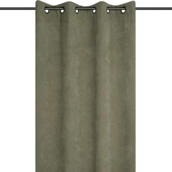 Rideau velours (140 x 260 cm) Dandy Vert kaki