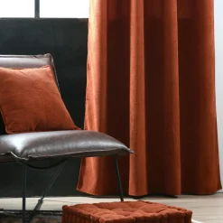 Rideau velours (140 x 260 cm) Dandy Terracotta