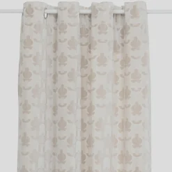Rideau velours (140 x 260 cm) Luna Ecru