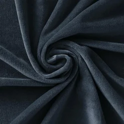 Rideau velours de coton ajustable (140 x max 270 cm) Victor Bleu nuit