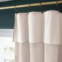 Rideau velours de coton ajustable (140 x max 270 cm) Victor Beige pampa