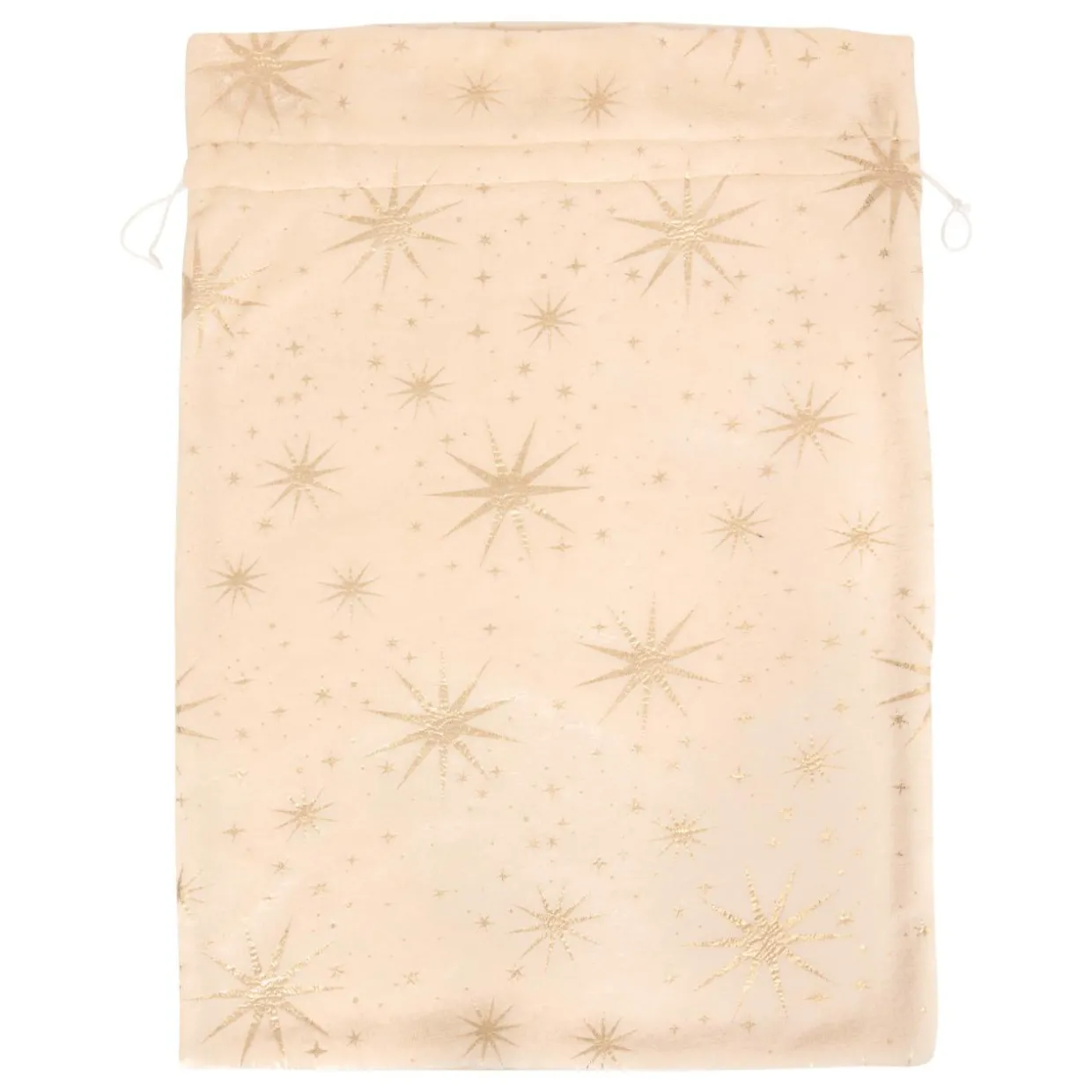 Sac cadeau (H70 cm) Étoiles Célestes Ivoire et doré