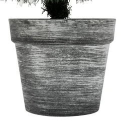 Sapin artificiel de Noël en pot (H100 cm) Windy Peak Vert enneigé