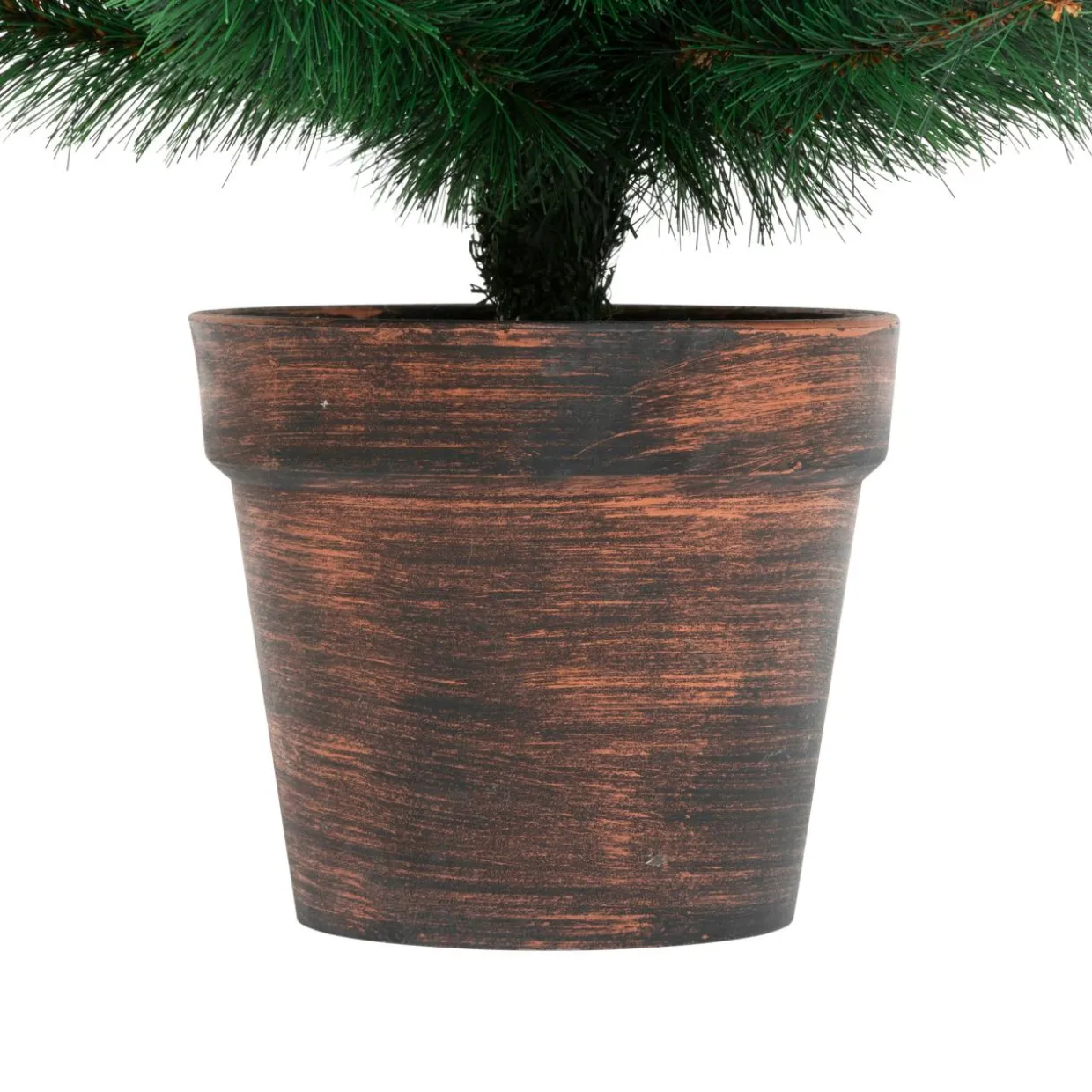 Sapin artificiel de Noël en pot (H100 cm) Windy Peak Vert sapin