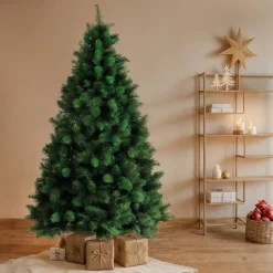 Sapin artificiel de Noël (H240 cm) Edmonton Vert sapin